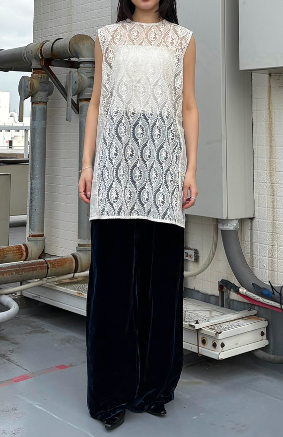 LACE FABRIC DOCKING TOPS